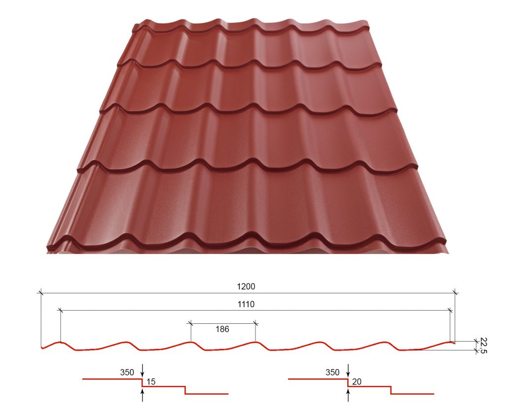 Металочерепиця Classic Roof